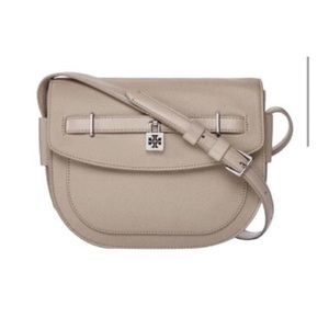 Tory Burch Double Padlock French leather